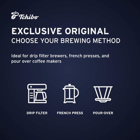 Tchibo Exclusive ground coffee suits moka pot brewing for a richer cup
