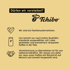 Tchibo Feine Milde Instant Coffee morning routine, quick cup at home.