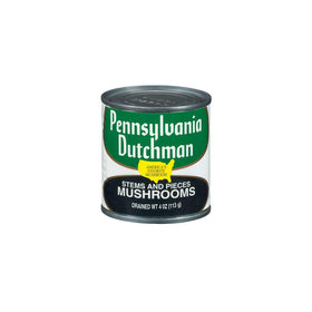 Tcllka mushrooms stems and pieces 4oz pack, front view, ideal versatile pantry staple for quick meals.