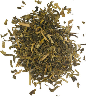 Tea & Trumpets carbon dioxide decaffeination preserves flavor and natural aromas.