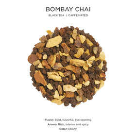Tea Forte Bombay Chai black tea leaves with ginger and spices