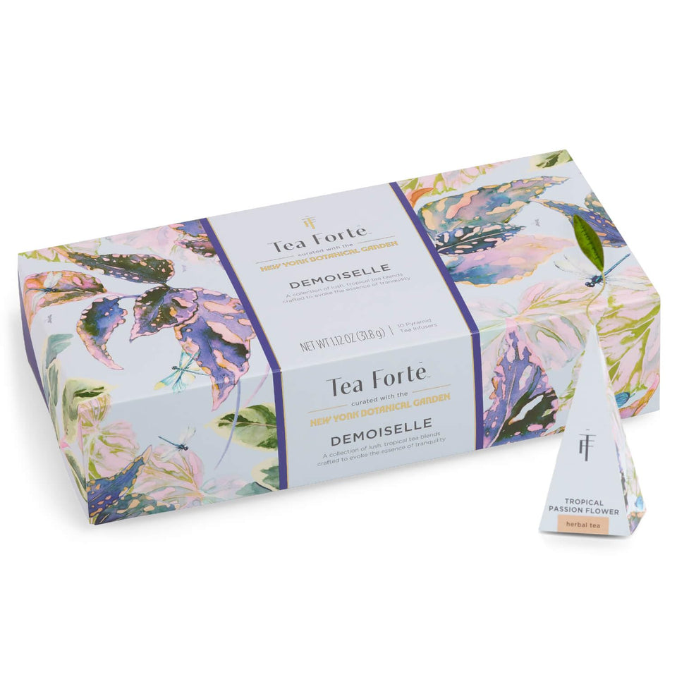 Tea Forte Demoiselle box front for premium gift-ready presentation