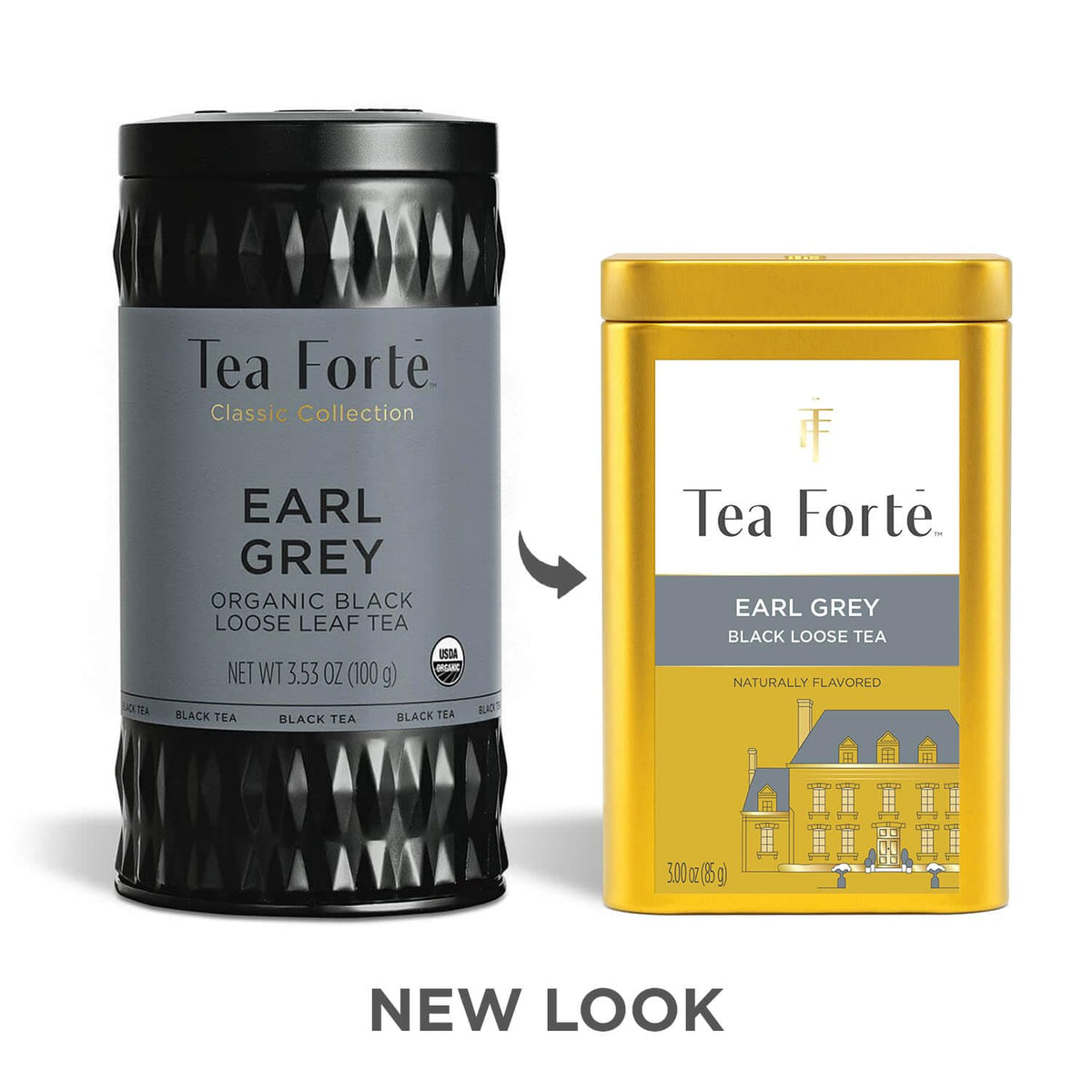 Tea Forte Earl Grey loose tea in infuser basket delivers consistent steeping and full aroma.