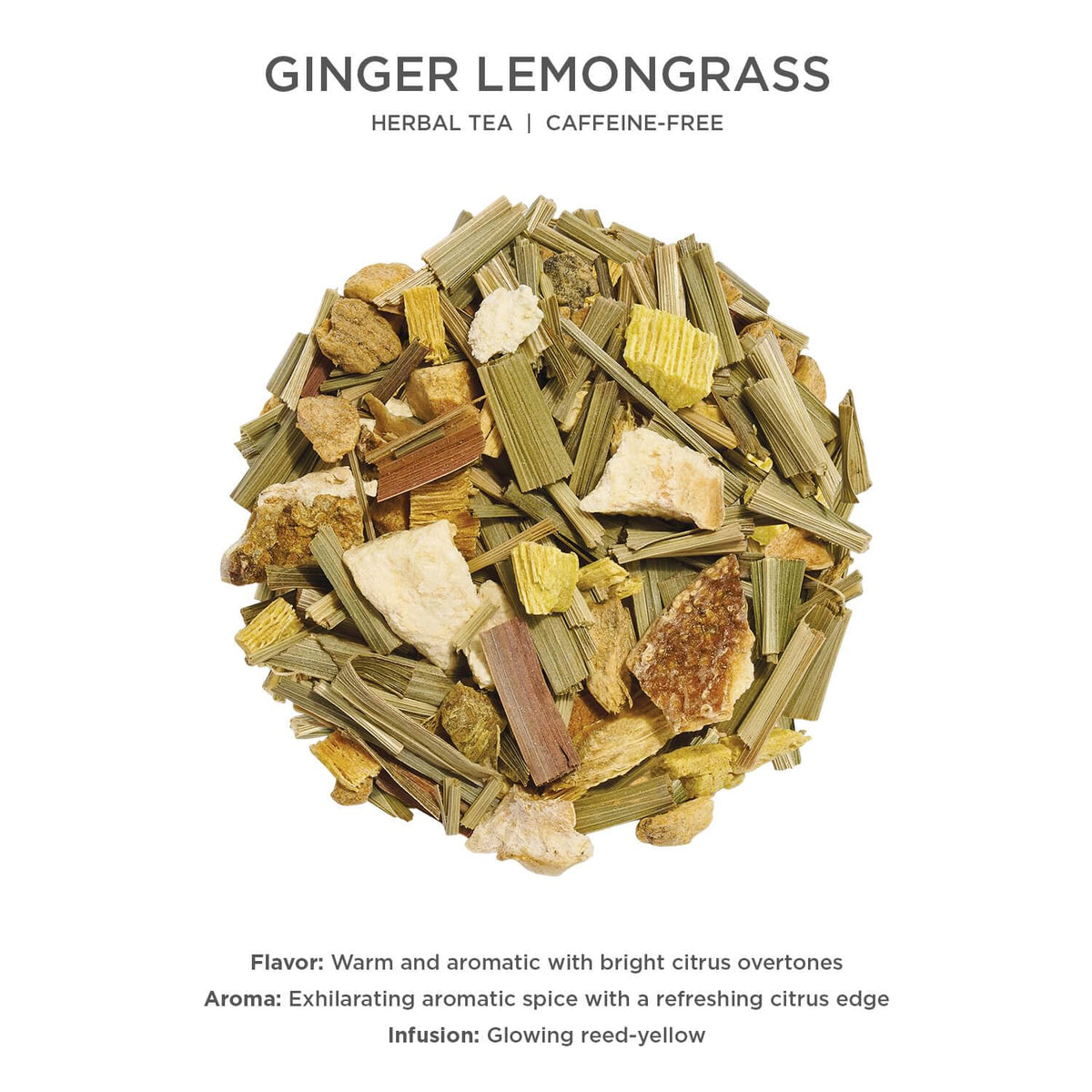 Tea Forte loose tea leaves close-up reveal bright citrus notes and texture.
