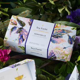 Tea Forte Ginger Lemongrass tea with zesty spice and aroma