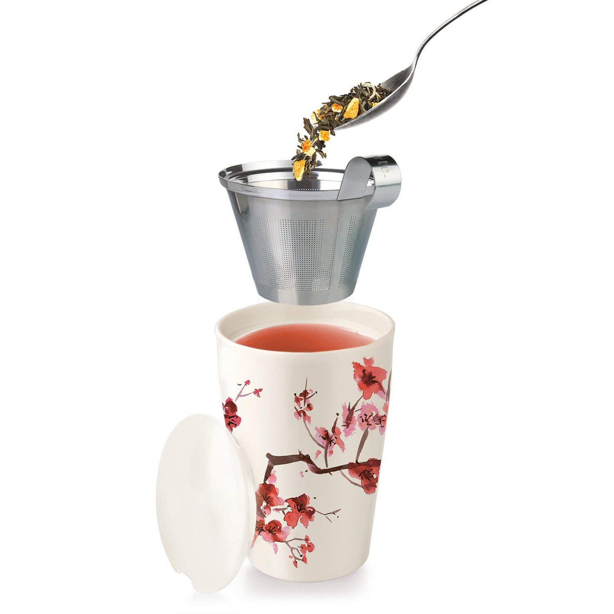 Tea Forte handcrafted blends with premium full-leaf leaves and care.