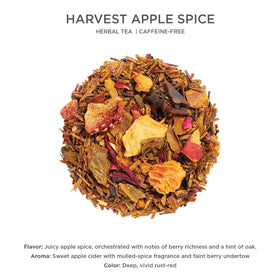 Tea Forte Harvest Apple Spice loose tea leaves for cozy moments.