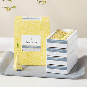 Tea Forte hosting scene illustrating elegant tea moments at gatherings.