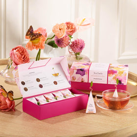 Tea Forte Mariposa luxurious gift packaging perfect for special occasions.