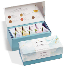 Tea Forte Premium Presentation Box with 20 pyramid tea bags ready for gifting