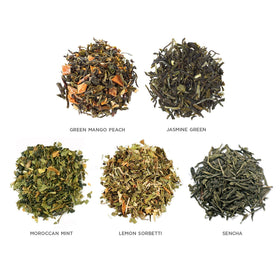 Tea Forte Moroccan Mint Single Steeps pouch offers refreshing mint notes.