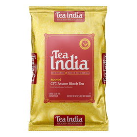 Tea India Assam black tea CTC loose leaves offering a rich, full-bodied brew for chai lovers.