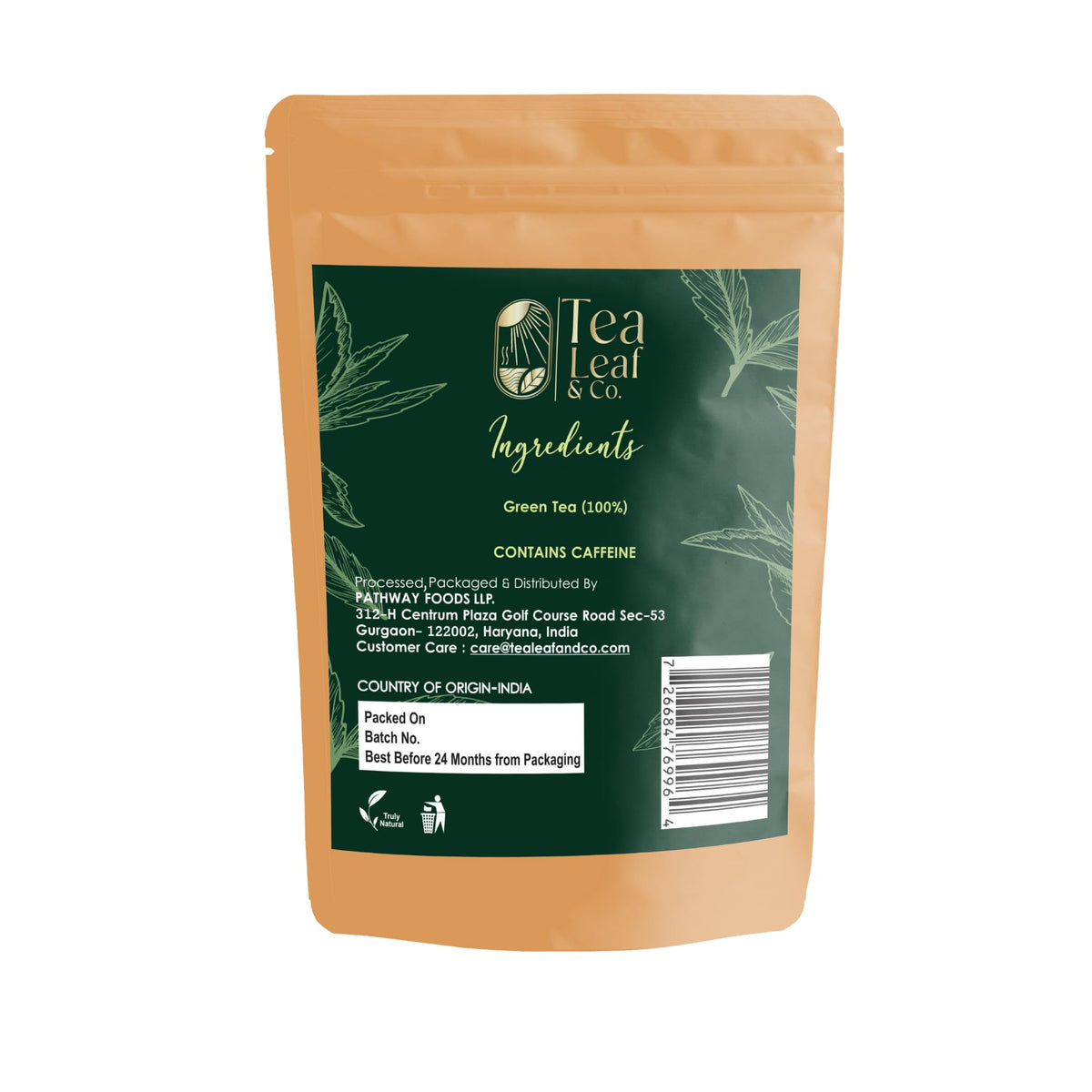 Tea Leaf & Co. Classic Green Tea brewed cup ready for a relaxing break.