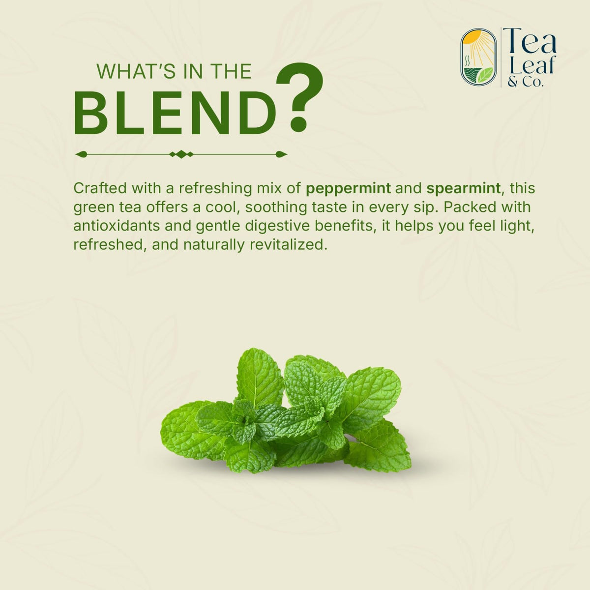 Tea Leaf & Co. eco-friendly packaging, plastic-free and resealable
