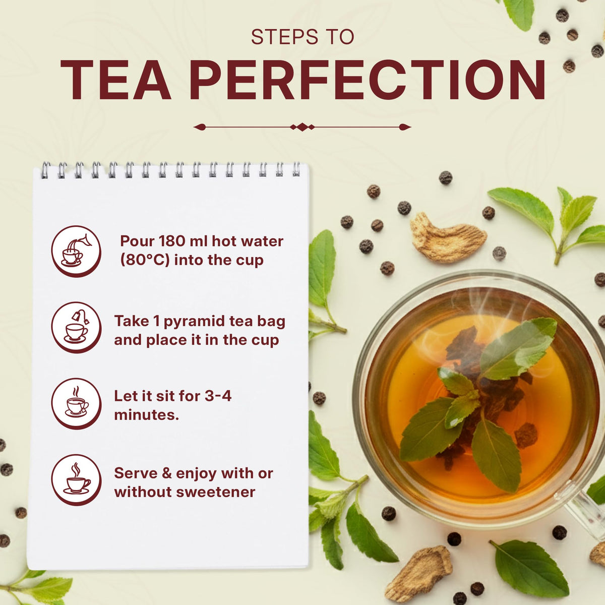 Tea Leaf & Co. Eco-friendly packaging supports sustainable tea habits.