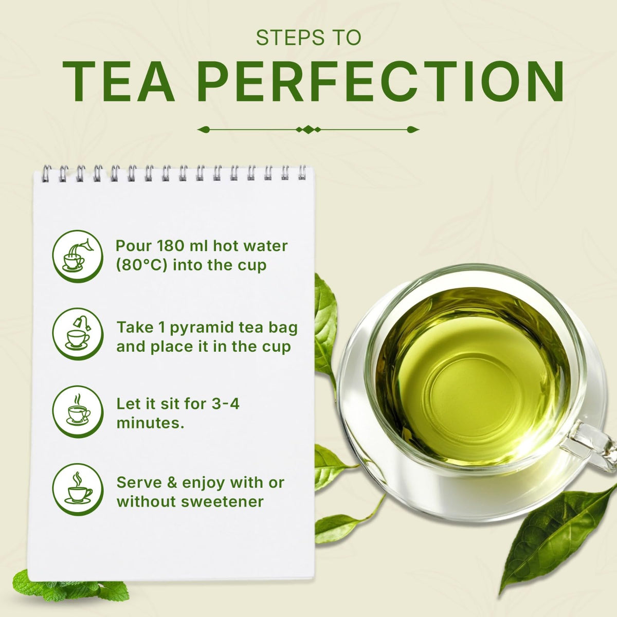 Indian-sourced tea leaves supporting sustainable farming practices