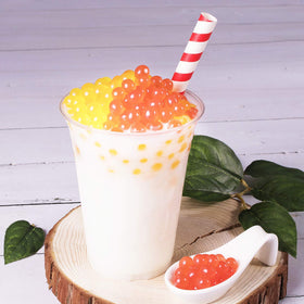 TEA ZONE coconut powder scoop aids precise dosing for drinks.