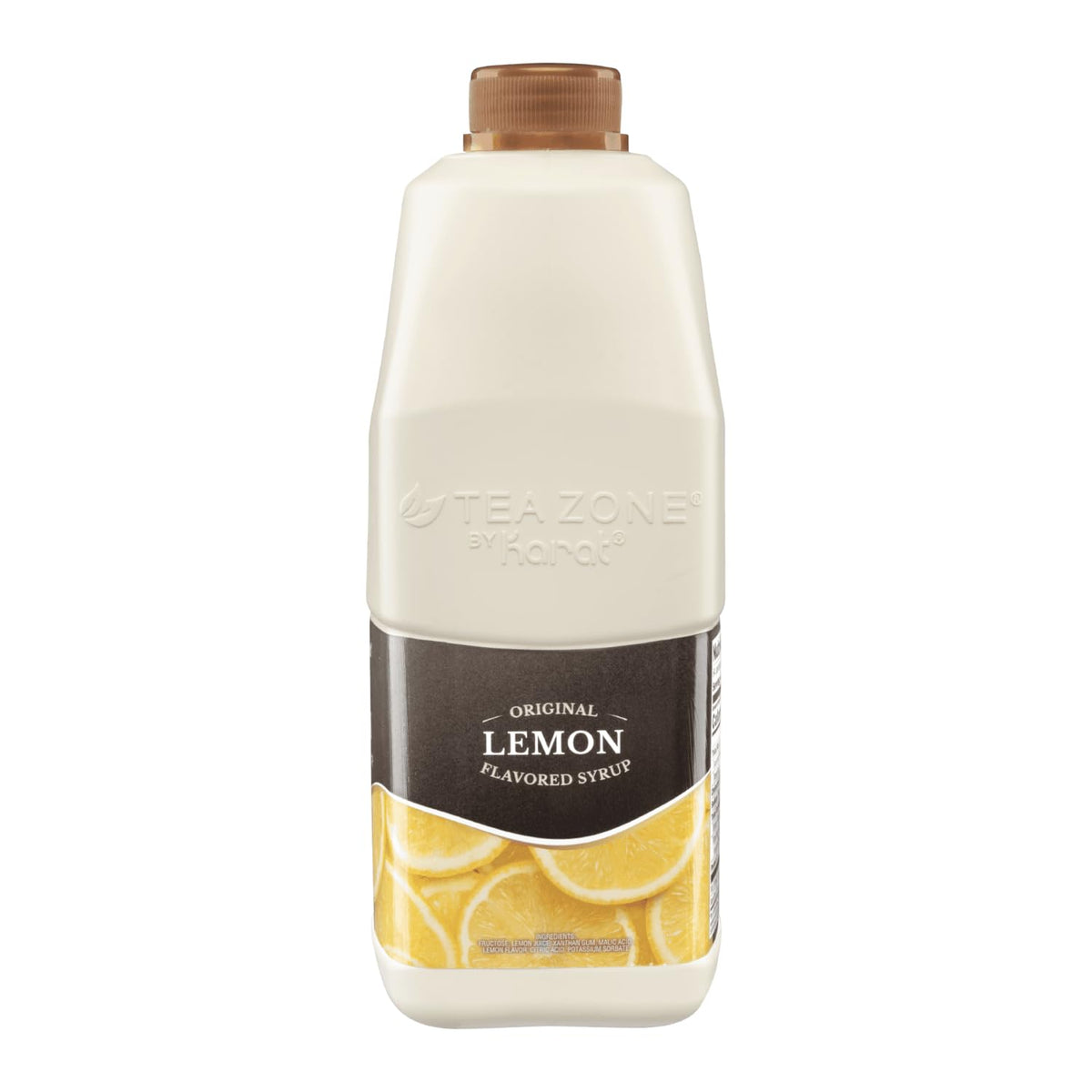Tea Zone Lemon Syrup ingredients highlight natural fruit flavors and stabilizers