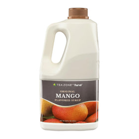 Tea Zone Mango Syrup 64oz bottle with rich mango flavor for beverages