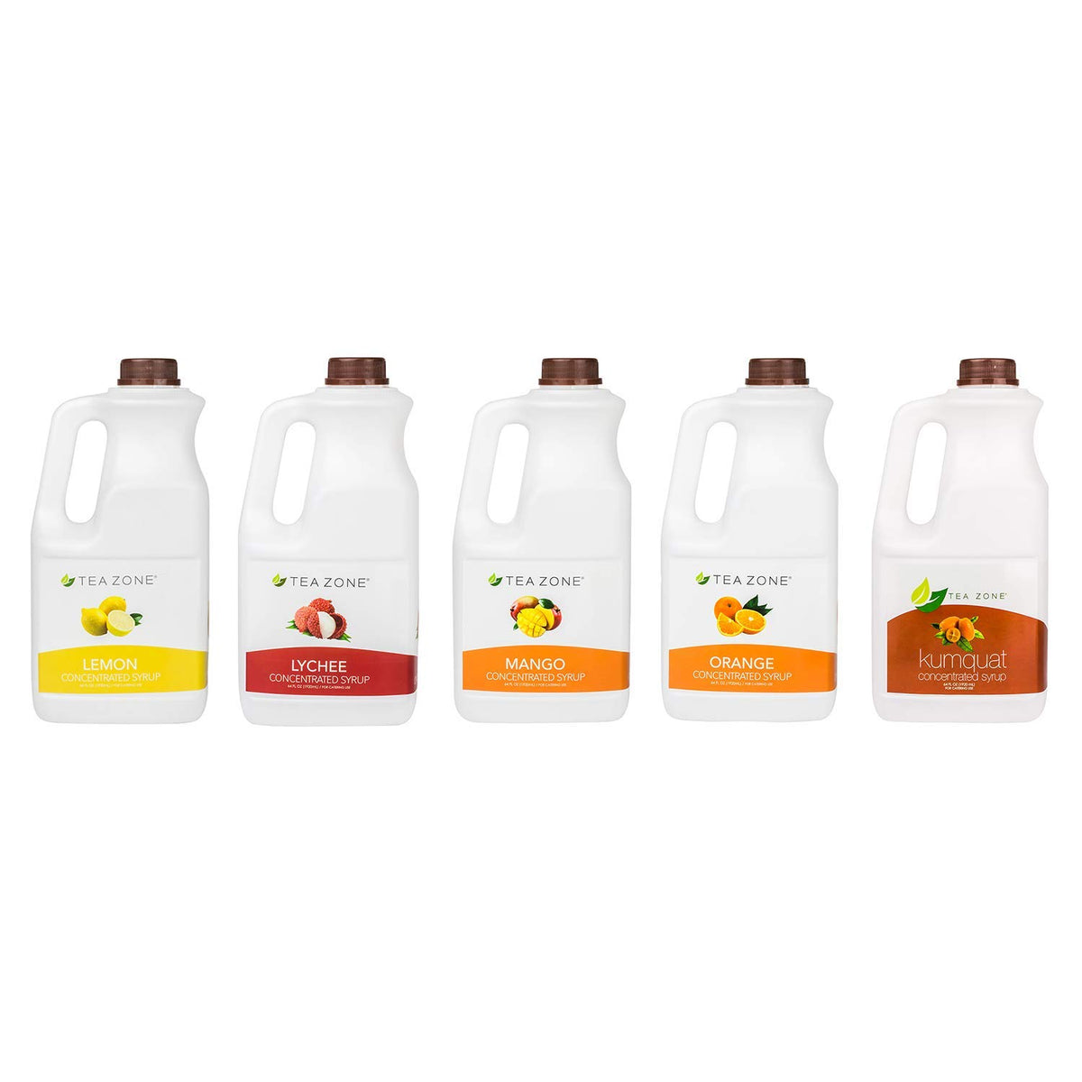 Tea Zone Mango Syrup 64oz bottle emphasizes value for cafes