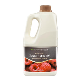TEA ZONE Raspberry Syrup 64oz bottle ready for versatile beverages