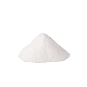 Scoop of Tea Zone Sea Salt Cream Powder beside a mug