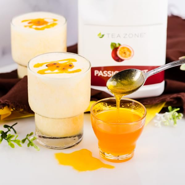 Tea Zone slush and drink idea with tropical color