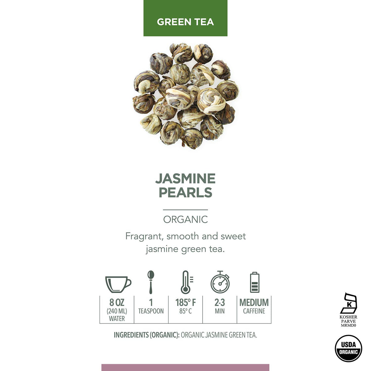 Aroma-steaming Teabloom tea cup capturing jasmine fragrance for a relaxing moment