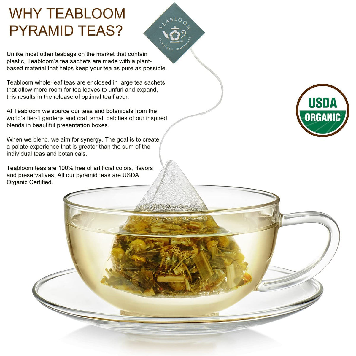 Teabloom gift-ready tea chest enhances gift-giving occasions.
