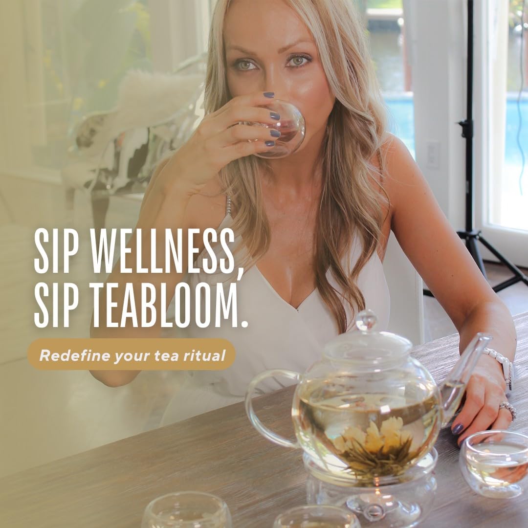 Teabloom Flowering Tea Golden Oasis Bloom: bright infusion with golden hues for lively moments