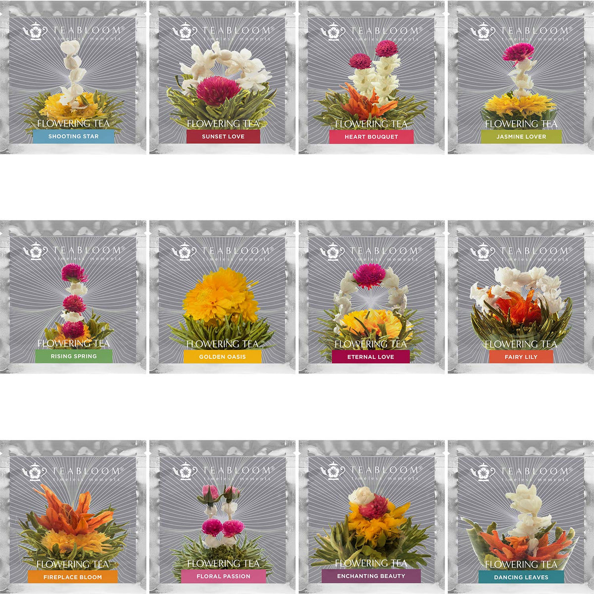Teabloom Flowering Tea Jasmine Lover Bloom: aromatic cup ready, ideal afternoon ritual