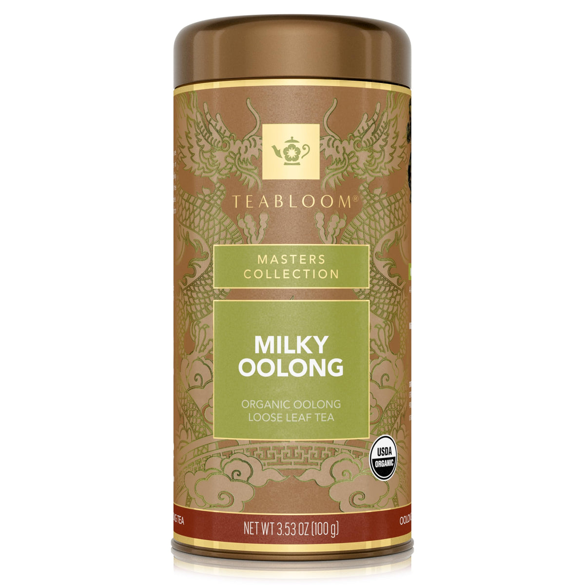 Teabloom elegant gift-ready canister supports gifting and freshness retention.