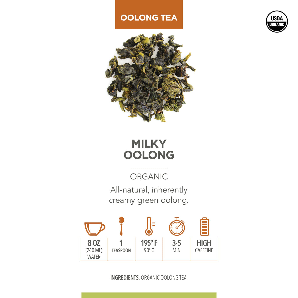 Teabloom Milky Oolong fragrance aroma highlights creamy scent and silky texture.
