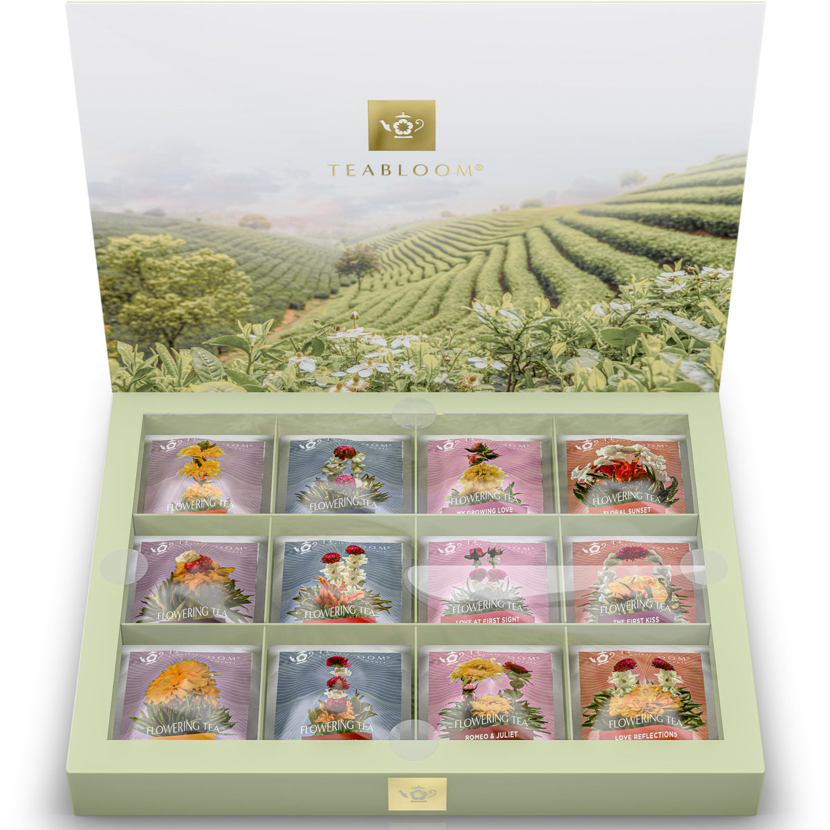 Teabloom orange blossom flowering tea with bright citrus aroma
