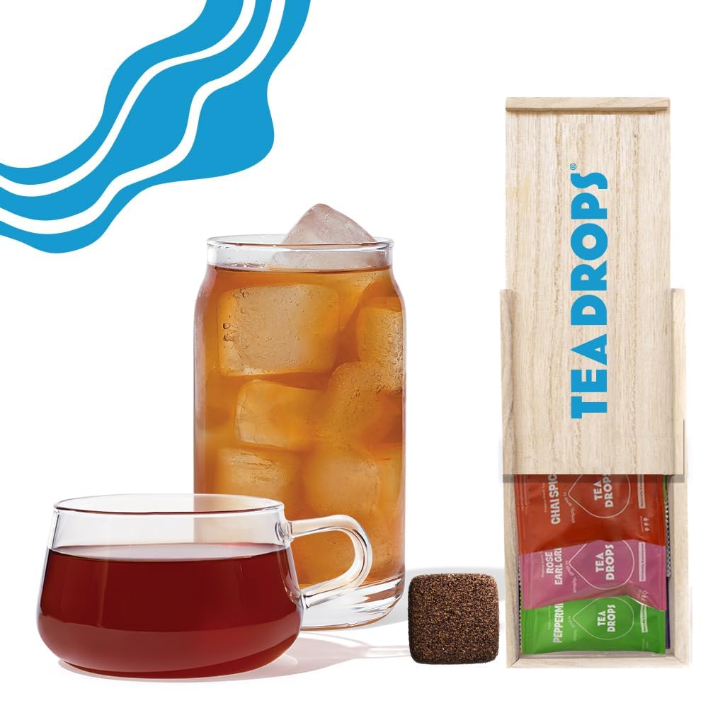 Tea Drops hot and iced brew idea image for versatility
