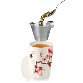 Tea Forte handcrafted blends with full-leaf leaves from ideal growing regions.