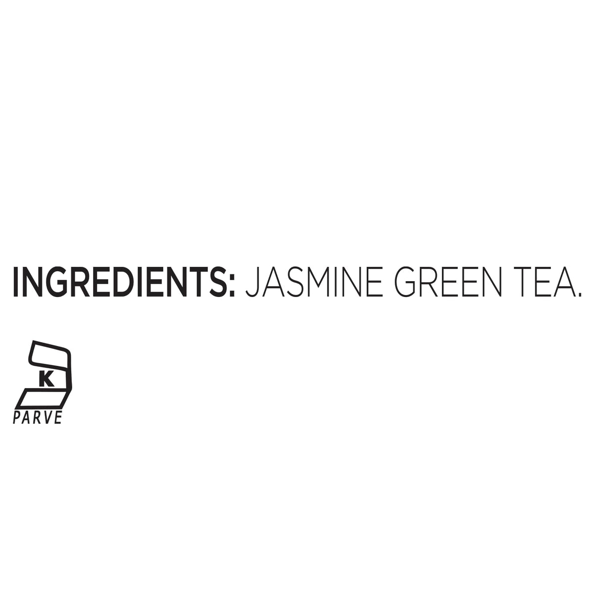 Tea Forte Jasmine Green steeping 3-5 minutes in boiling water.