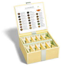 Tea Forte tasting menu inside assists personalized brew selection