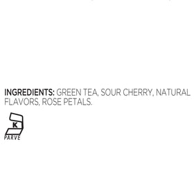 Closeup of Tea Forte Cherry Blossom packaging artwork