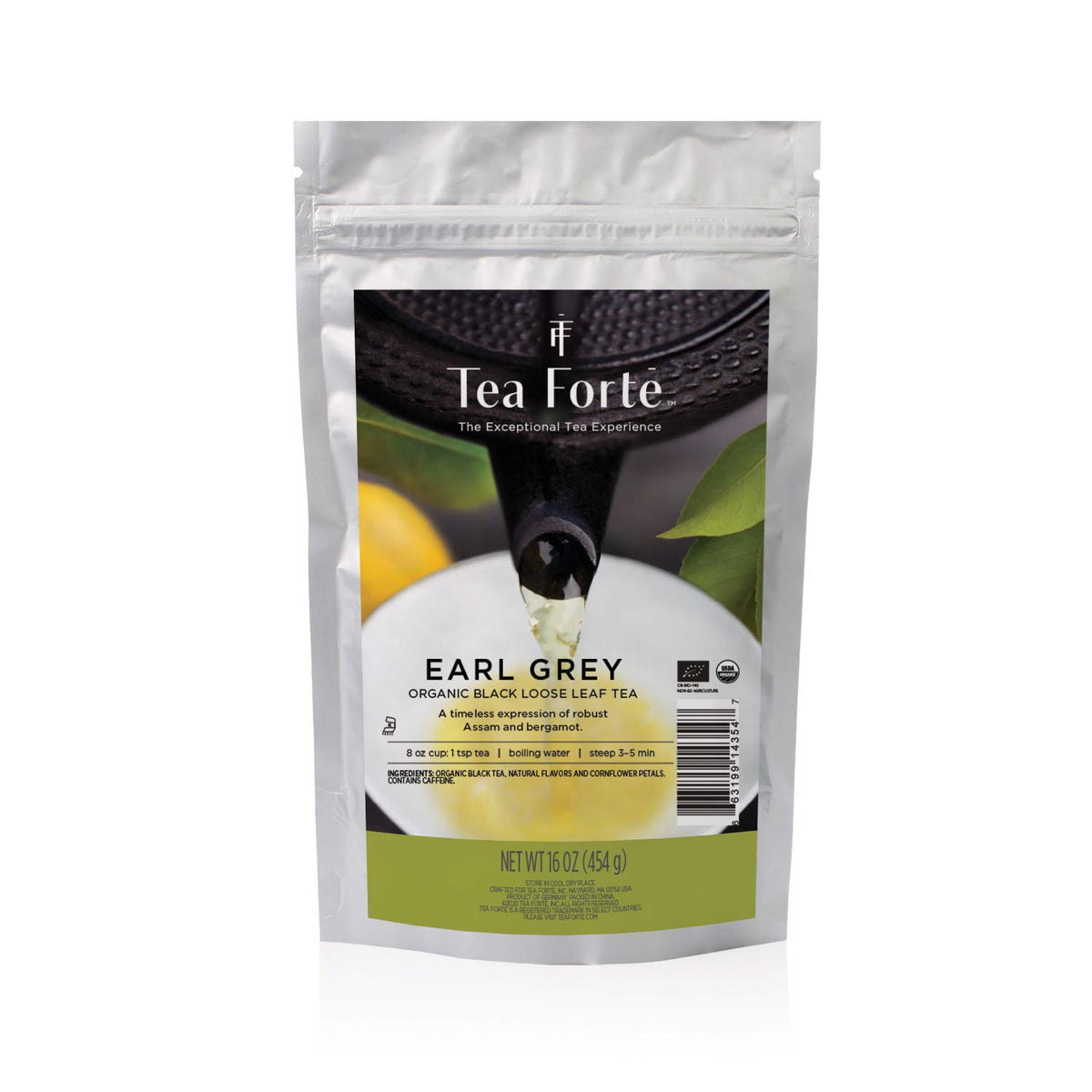 Tea Forte Premium loose tea bag 1lb for refilling canisters and many cups.