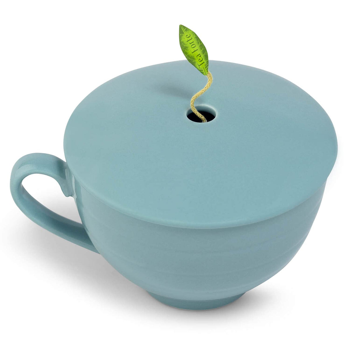 Tea Forte pyramid infusers steep perfectly in the 8-ounce cafe cup.