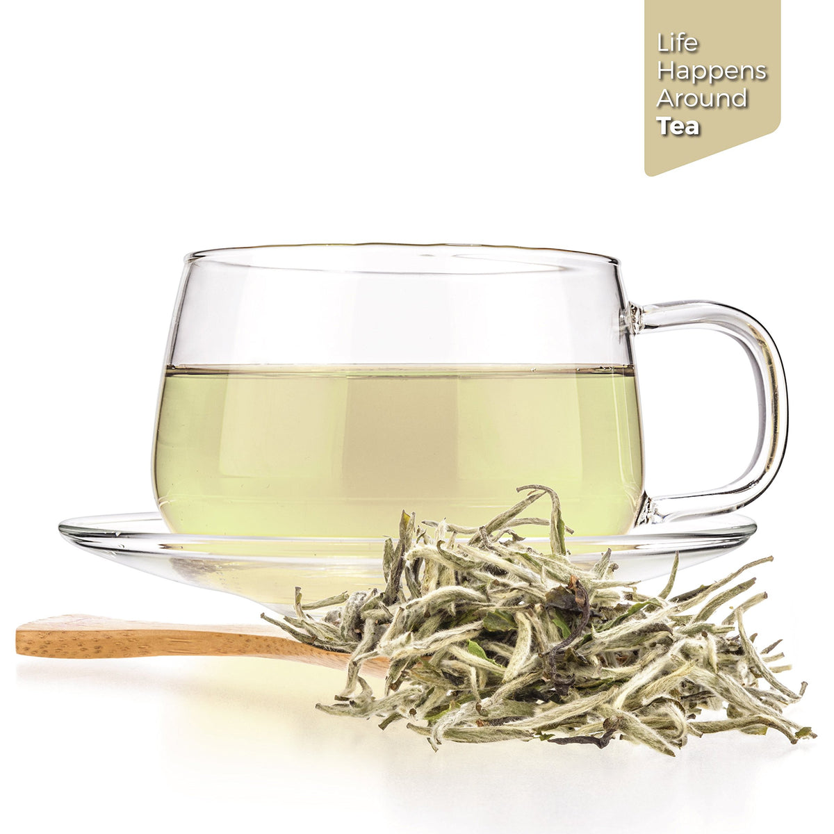 Tealyra Bai Hao Yin Zhen cup shows a light, fragrant infusion perfect for afternoon tea.