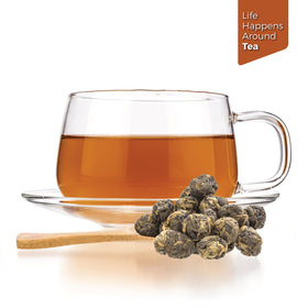 Tealyra Black Dragon Pearls from Yunnan origin, aromatic tea with cocoa hints