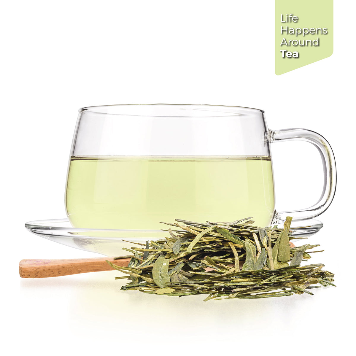 Tealyra Long Jing Dragon Well flat leaves showcase authentic craftsmanship.