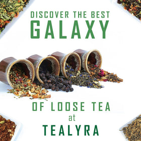 Tealyra Tropical Harvest amber liquor after steeping hints at sweet papaya.