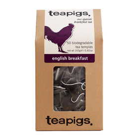 teapigs english-breakfast-tea-bags-pack closeup shows a bold morning brew for wakeful starts.