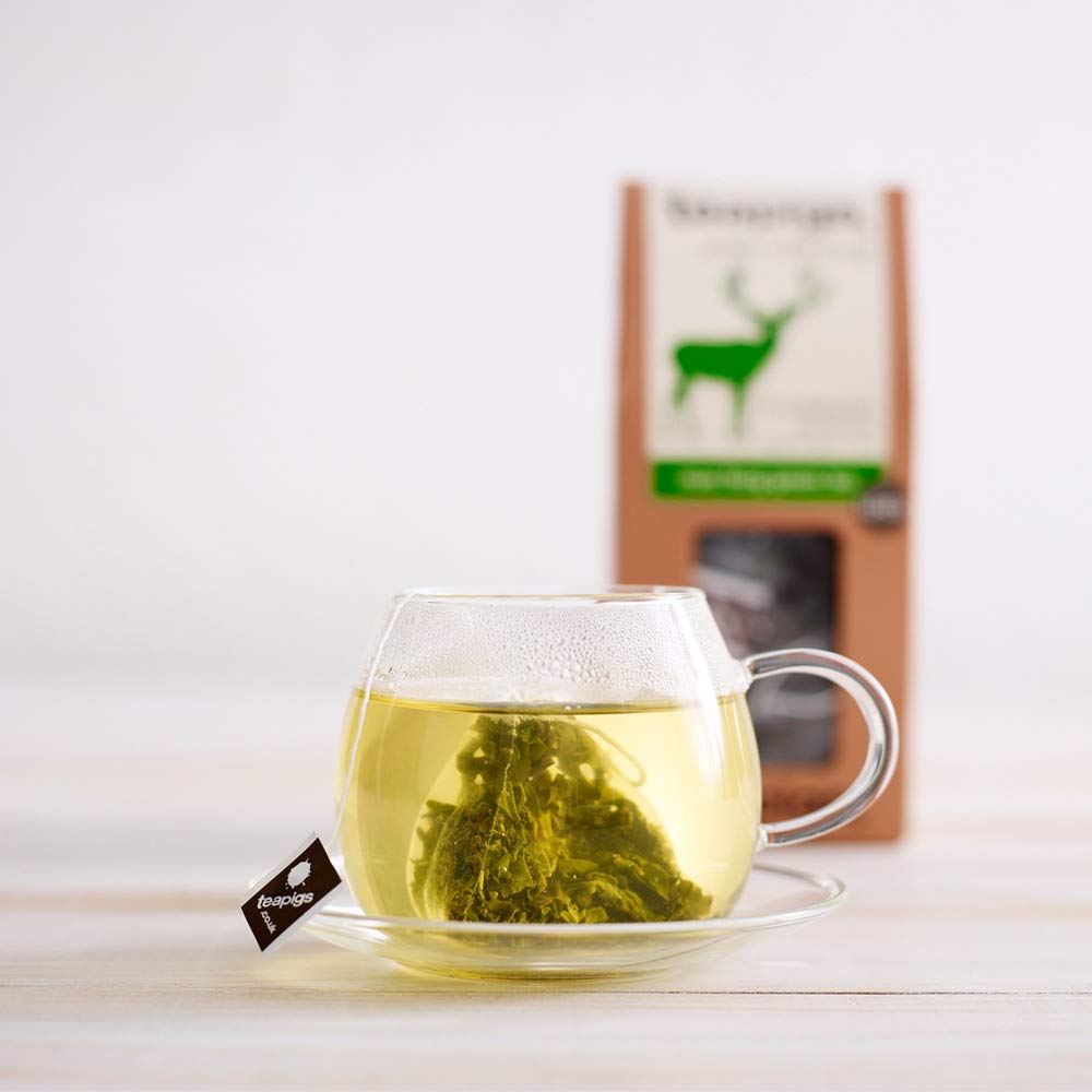 Close-up of dried Mao Feng leaves for a fresh, natural tea experience