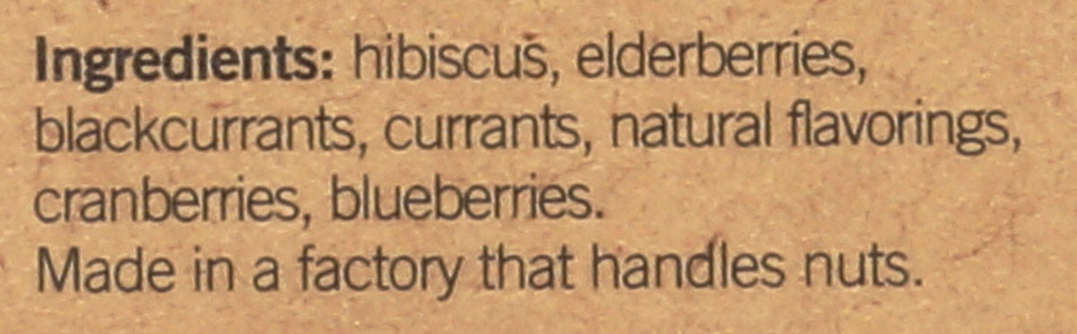 Teapigs Super Fruit Tea berries closeup featuring cranberries and blueberries for vibrant flavor