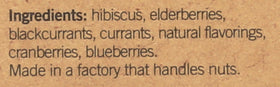 Teapigs Super Fruit Tea berries closeup featuring cranberries and blueberries for vibrant flavor