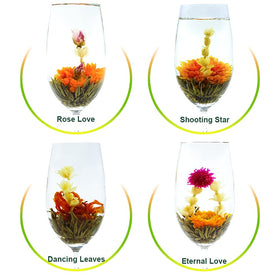 TEARELAE Blooming Tea Flowers offer a range of aromas and tastes for a sensory moment.